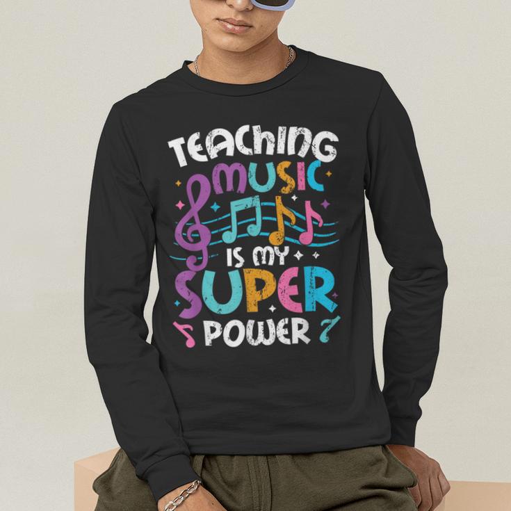 Teaching Music Is My Superpower Music Teacher For Men Women Kids Men's Long Sleeve T-Shirt, funny gift Teaching Music Is My Superpower Music Teacher For Men Women Kids Men's Long Sleeve T-Shirt, funny gift