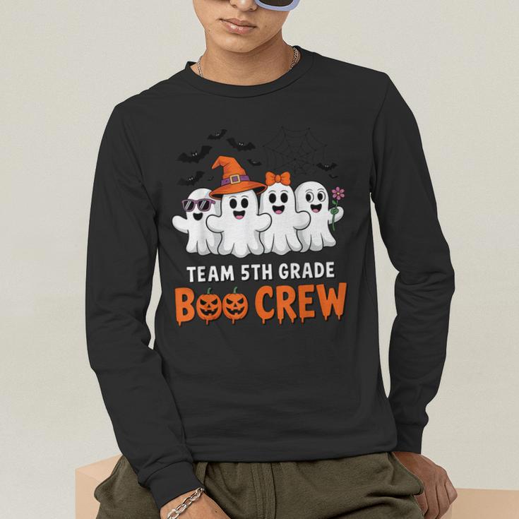 Team 5th Grade Boo Crew Halloween Teacher Student Costume Men's Long Sleeve T-Shirt, funny gift Team 5th Grade Boo Crew Halloween Teacher Student Costume Men's Long Sleeve T-Shirt, funny gift