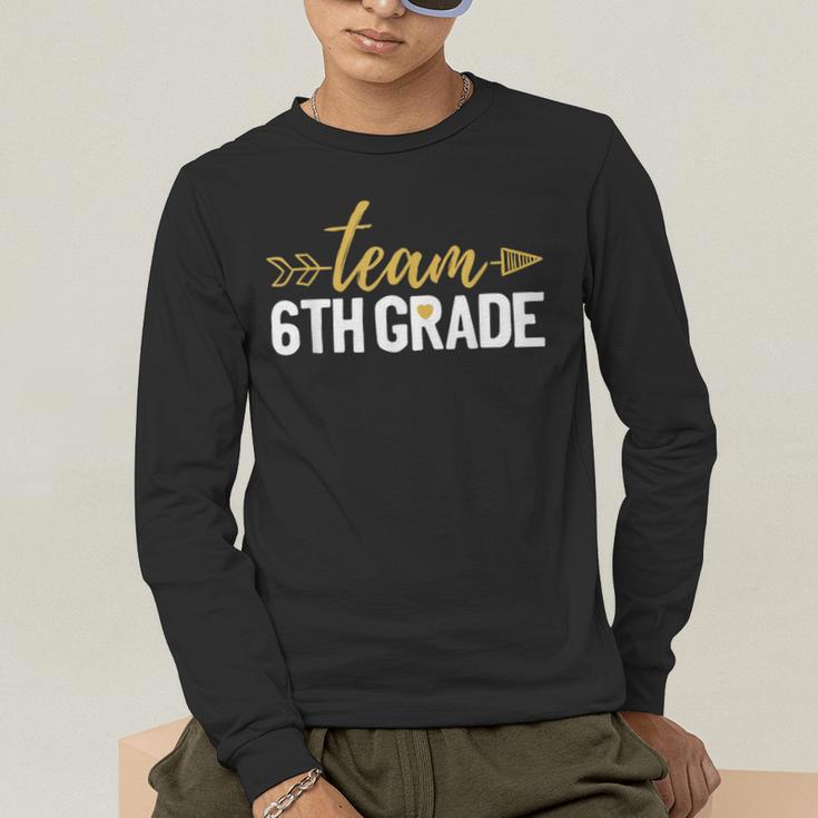 Team 6th Grade Hello Sixth Grade Crew Squad Teacher Kids Men's Long Sleeve T-Shirt, funny gift Team 6th Grade Hello Sixth Grade Crew Squad Teacher Kids Men's Long Sleeve T-Shirt, funny gift