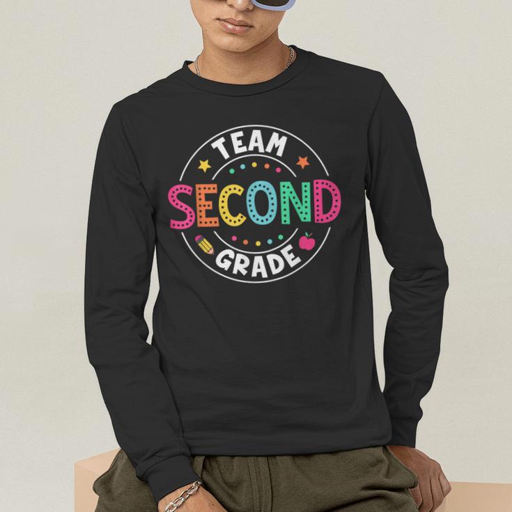 Team Second Grade Teacher Back To School 2nd Grade Squad Men's Long Sleeve T-Shirt, funny gift Team Second Grade Teacher Back To School 2nd Grade Squad Men's Long Sleeve T-Shirt, funny gift