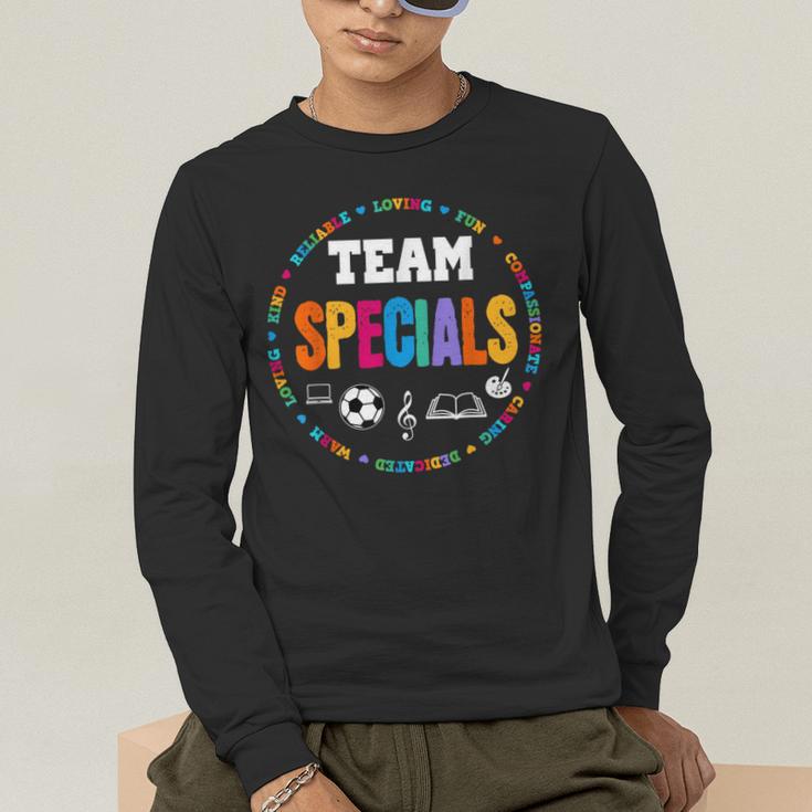 TEAM Specials Teacher TRIBE Squad Back To Primary School Men's Long Sleeve T-Shirt, funny gift