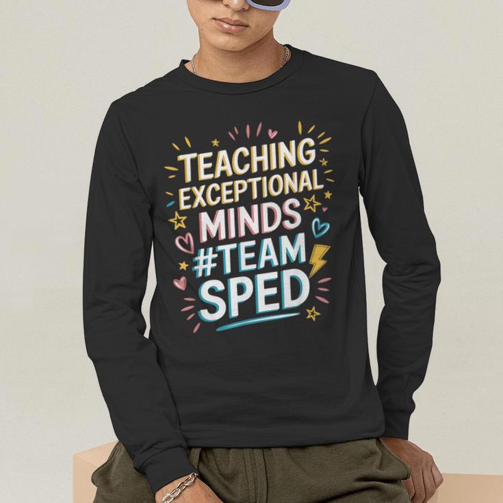 Team Sped Sped Teacher Special Education Teacher Team Men's Long Sleeve T-Shirt, funny gift