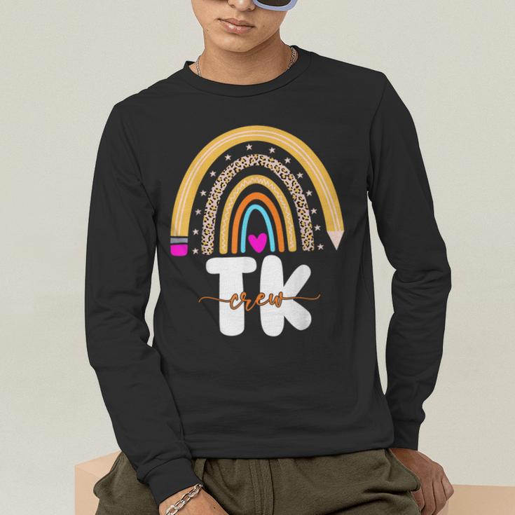 Team TK Transitional Kindergaten TK Crew Squad Teacher Kids Men's Long Sleeve T-Shirt, funny gift