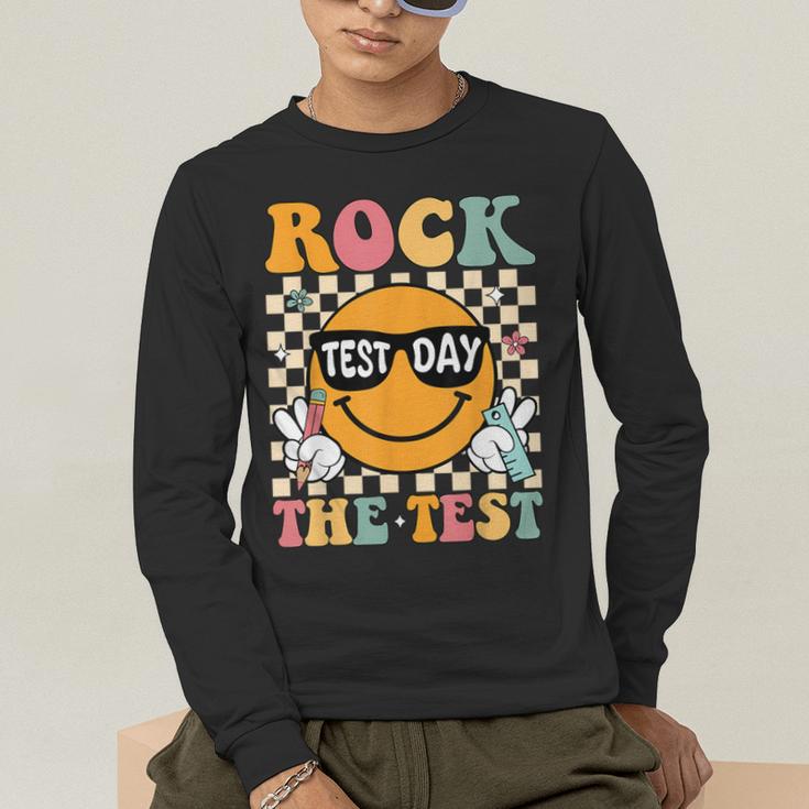 Test Day Rock The Test Teacher Testing Day You Got This Men's Long Sleeve T-Shirt, funny gift Test Day Rock The Test Teacher Testing Day You Got This Men's Long Sleeve T-Shirt, funny gift