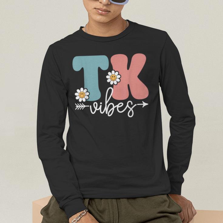 TK Vibes Back To School Teachers Students TK Team Men's Long Sleeve T-Shirt, funny gift