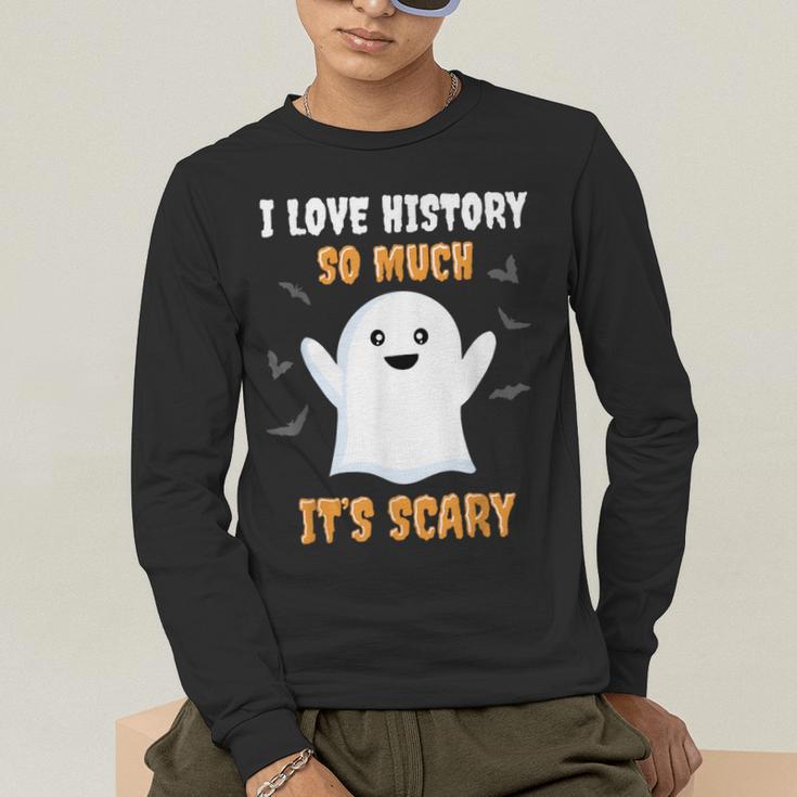 History Teacher Halloween History Class School For Men Women Kids Men's Long Sleeve T-Shirt, funny gift History Teacher Halloween History Class School For Men Women Kids Men's Long Sleeve T-Shirt, funny gift
