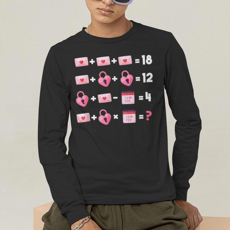 Valentines Day Order Of Operations Valentines Math Teacher Men's Long Sleeve T-Shirt, funny gift Valentines Day Order Of Operations Valentines Math Teacher Men's Long Sleeve T-Shirt, funny gift