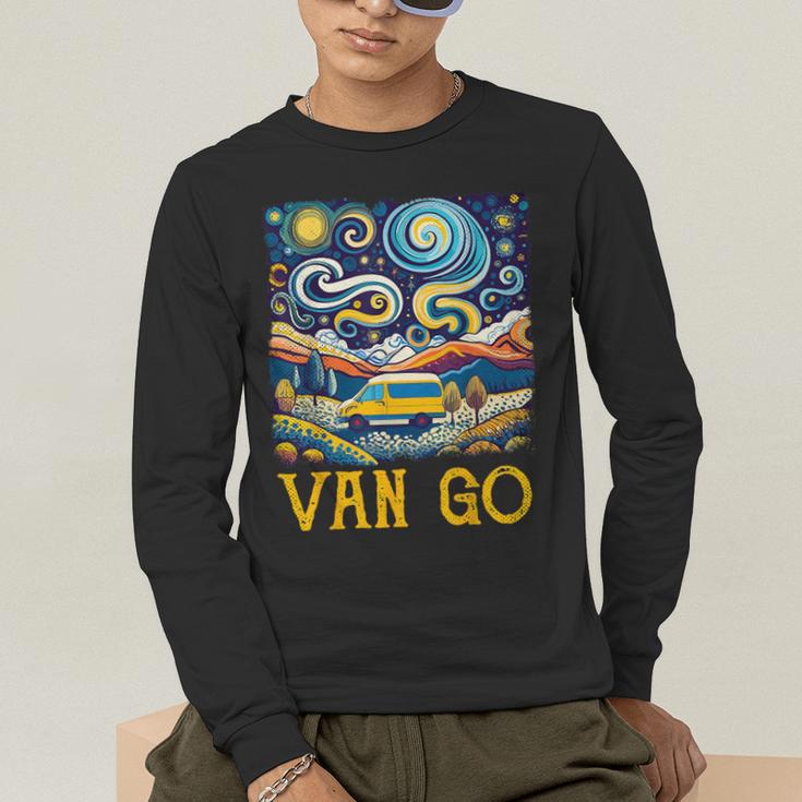 Van Go Vanlife Accessories Artist Art Teacher Men's Long Sleeve T-Shirt, funny gift Van Go Vanlife Accessories Artist Art Teacher Men's Long Sleeve T-Shirt, funny gift