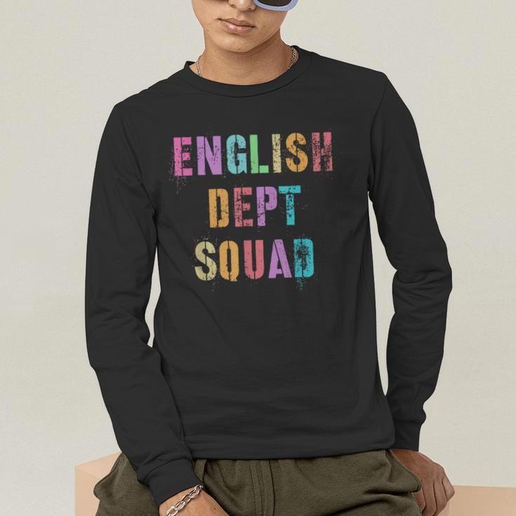 Vintage ENGLISH DEPT SQUAD Back To School Teacher Student Men's Long Sleeve T-Shirt, funny gift Vintage ENGLISH DEPT SQUAD Back To School Teacher Student Men's Long Sleeve T-Shirt, funny gift