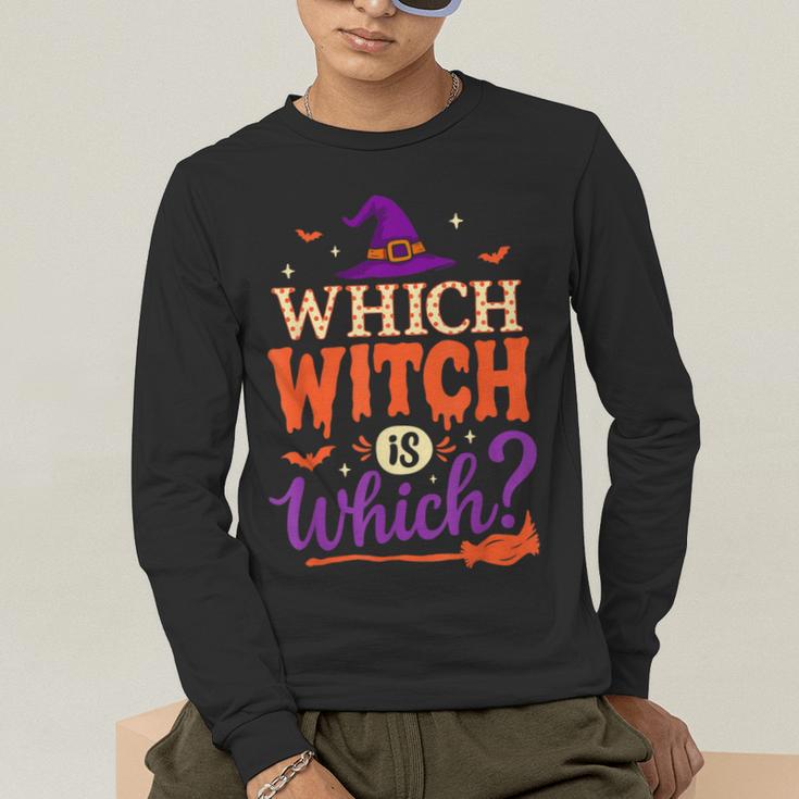 Which Witch Is Which Halloween For Women Men English Teacher Men's Long Sleeve T-Shirt, funny gift Which Witch Is Which Halloween For Women Men English Teacher Men's Long Sleeve T-Shirt, funny gift