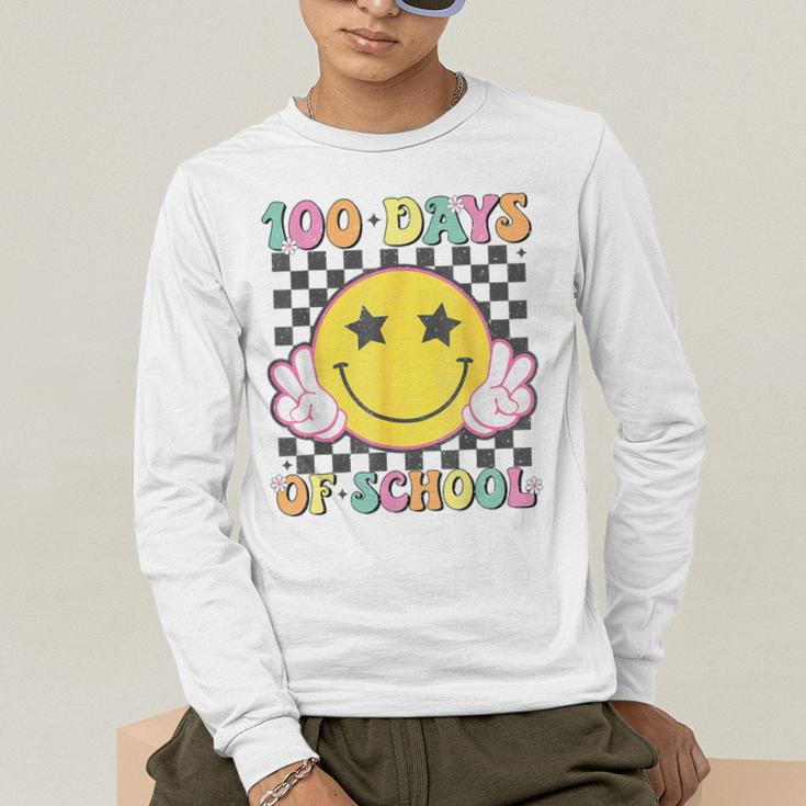 100th Day Of School Teacher Kids 100 Days Of School Men's Long Sleeve T-Shirt, funny gift 100th Day Of School Teacher Kids 100 Days Of School Men's Long Sleeve T-Shirt, funny gift