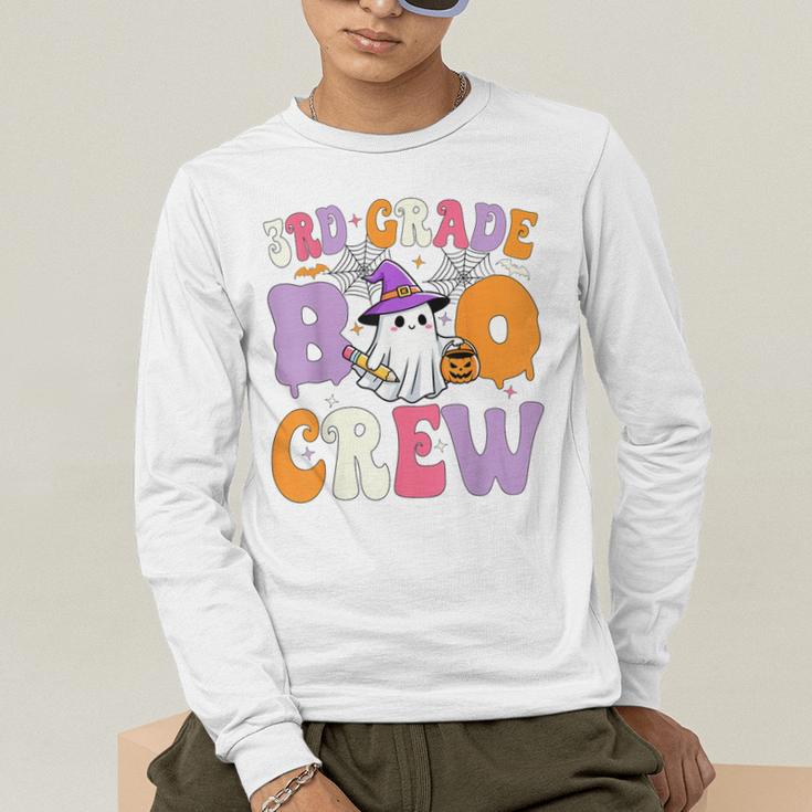 3rd Grade Boo Crew Spooky Third Grade Halloween Teacher Men's Long Sleeve T-Shirt, funny gift 3rd Grade Boo Crew Spooky Third Grade Halloween Teacher Men's Long Sleeve T-Shirt, funny gift