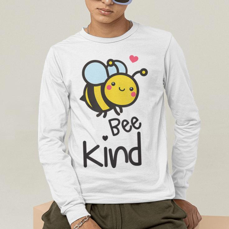 Bee Kind Bumble Bee Anti Bullying Teacher Kindness Matters Men's Long Sleeve T-Shirt, funny gift Bee Kind Bumble Bee Anti Bullying Teacher Kindness Matters Men's Long Sleeve T-Shirt, funny gift