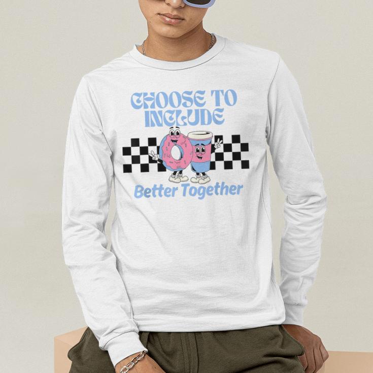 Choose To Include Special Education Teacher Autism Awareness Men's Long Sleeve T-Shirt, funny gift Choose To Include Special Education Teacher Autism Awareness Men's Long Sleeve T-Shirt, funny gift