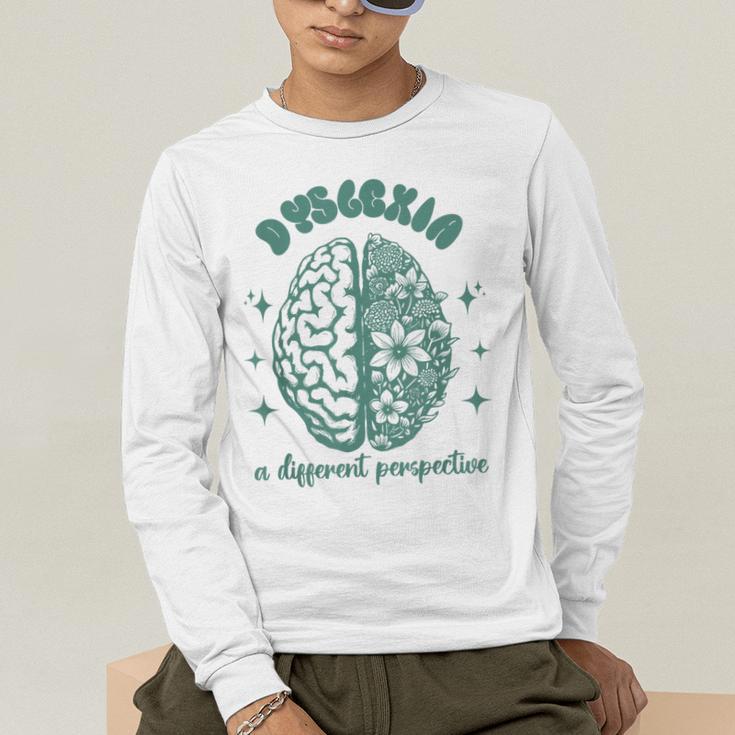 Dyslexia A Different Perspective Dyslexia Specialist Teacher Men's Long Sleeve T-Shirt, funny gift Dyslexia A Different Perspective Dyslexia Specialist Teacher Men's Long Sleeve T-Shirt, funny gift