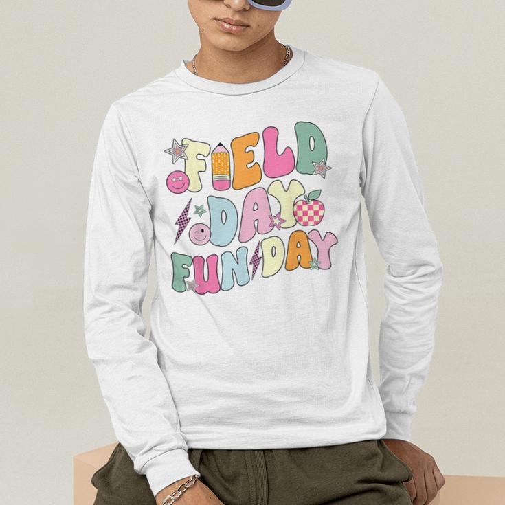 Field Day Fun Day Last Day Of School Teacher Student Men's Long Sleeve T-Shirt, funny gift Field Day Fun Day Last Day Of School Teacher Student Men's Long Sleeve T-Shirt, funny gift
