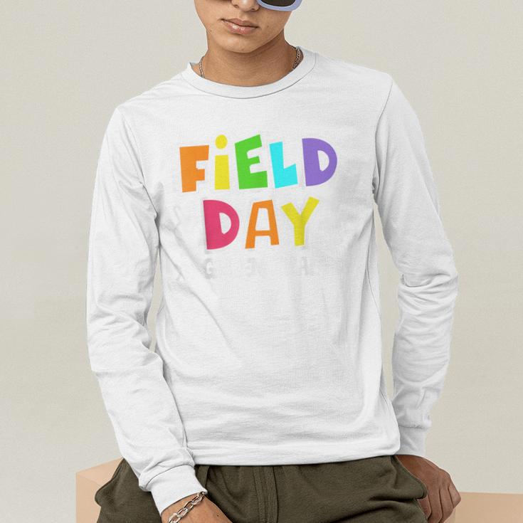 Field Day Green Team For Teacher Kids Field Day Games Men's Long Sleeve T-Shirt, funny gift