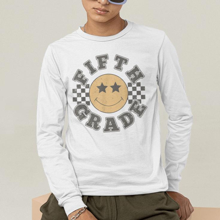 Fifth Grade Teacher First Day Of 5th Grade Back To School Men's Long Sleeve T-Shirt, funny gift Fifth Grade Teacher First Day Of 5th Grade Back To School Men's Long Sleeve T-Shirt, funny gift