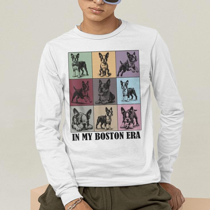 Funny Boston Terrier Quote In My Boston Terrier Era Cool Dog Men Women Men's Long Sleeve T-Shirt, funny gift