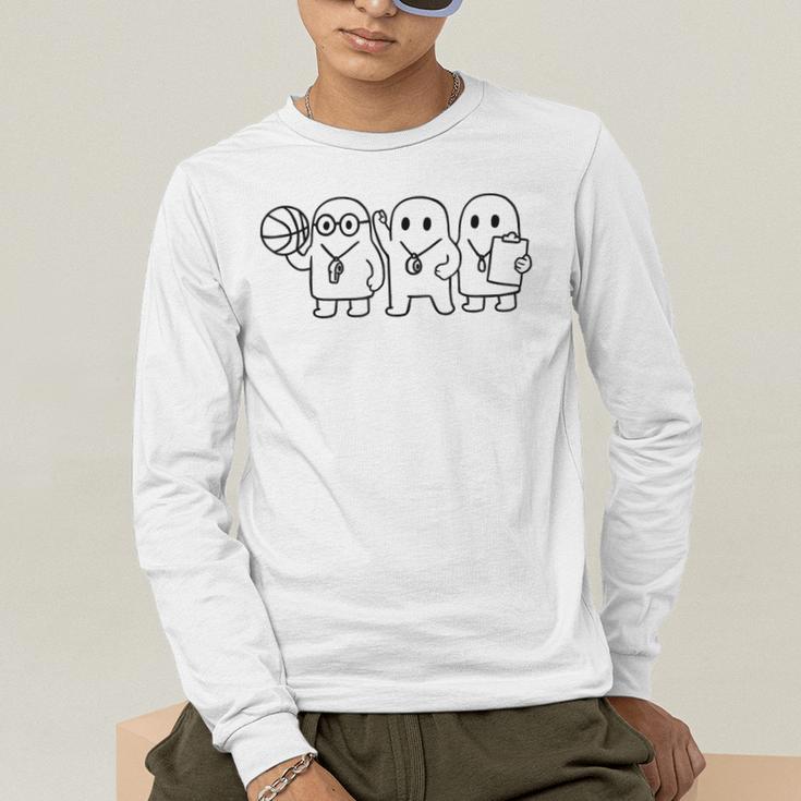 Ghost Costume Gym Physical Education Teacher PE Coach Men's Long Sleeve T-Shirt, funny gift