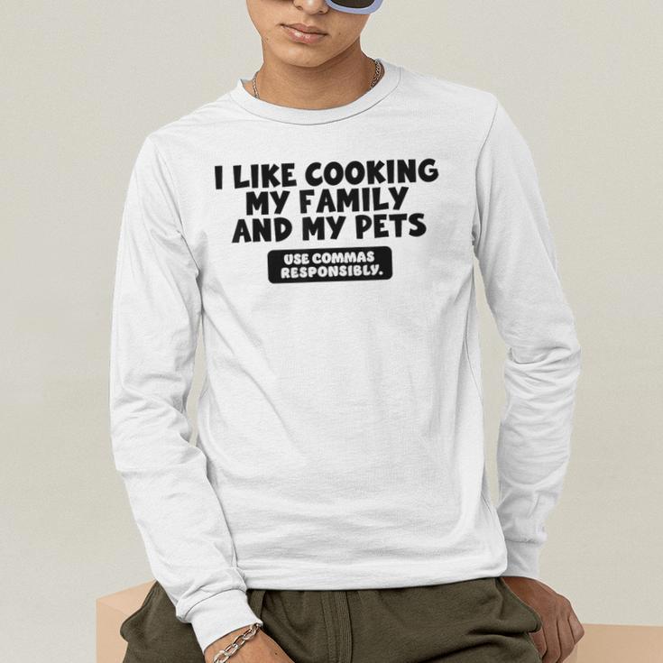 Grammar T Shirt Back To School English Teacher Men's Long Sleeve T-Shirt, funny gift
