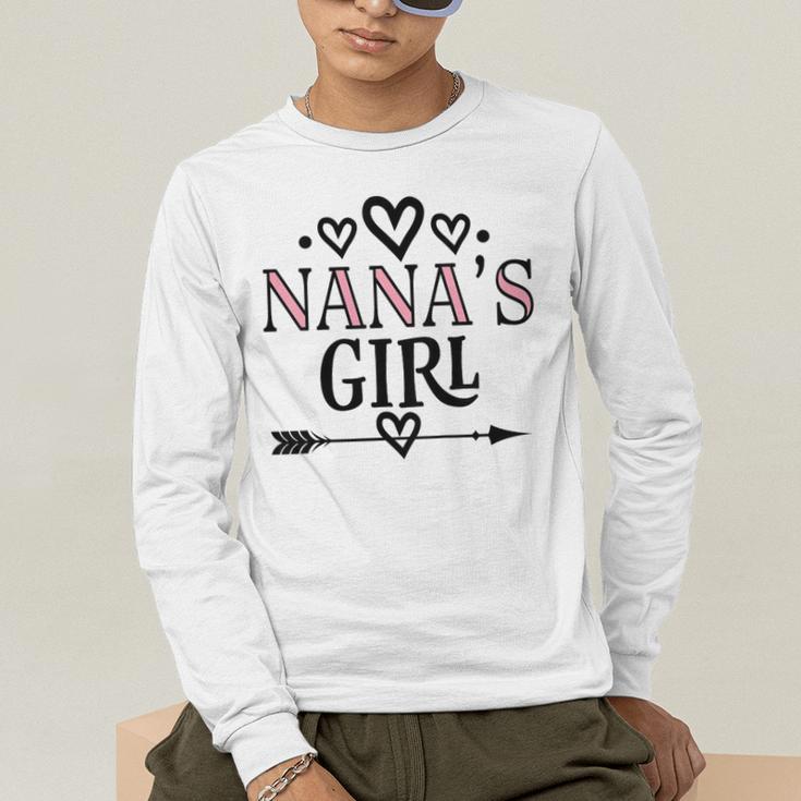 Granddaughter Nanas Girl Men's Long Sleeve T-Shirt, funny gift