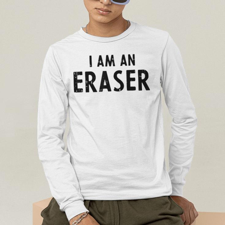 Halloween Teacher Im An Eraser Costume Kids Men Women Men's Long Sleeve T-Shirt, funny gift Halloween Teacher Im An Eraser Costume Kids Men Women Men's Long Sleeve T-Shirt, funny gift