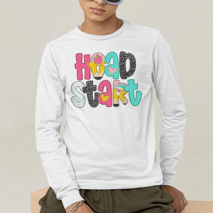 Head Start Team Homeschool Teacher Headstart Back To School Men's Long Sleeve T-Shirt, funny gift Head Start Team Homeschool Teacher Headstart Back To School Men's Long Sleeve T-Shirt, funny gift