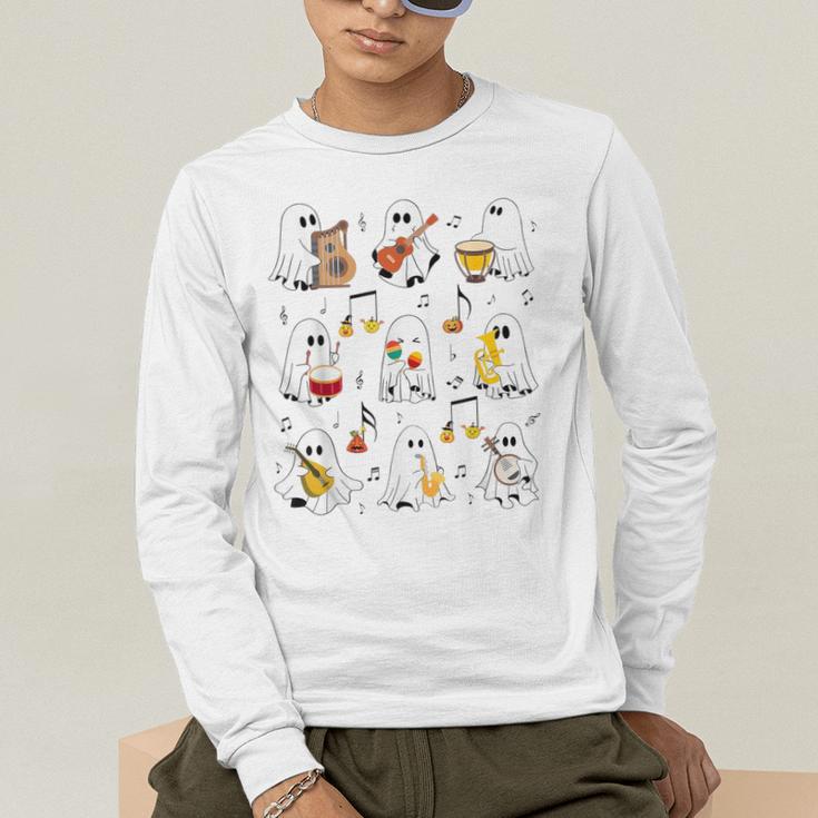 It's A Bootiful Day To Make Music Ghost Teacher Men's Long Sleeve T-Shirt, funny gift