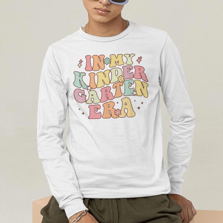 In My Kindergarten Era Retro Back To School Teacher Student Men's Long Sleeve T-Shirt, funny gift