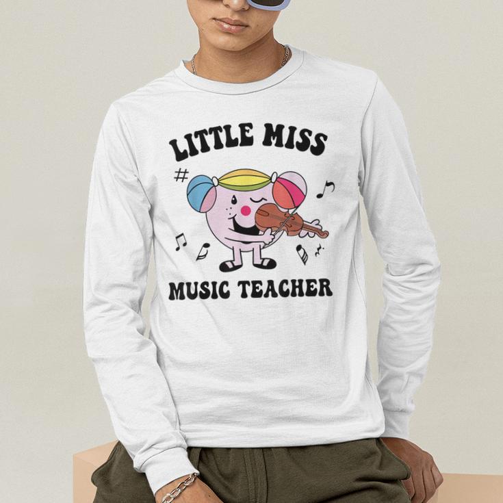 Little Miss Music Teacher Music Teacher Team Men's Long Sleeve T-Shirt, funny gift Little Miss Music Teacher Music Teacher Team Men's Long Sleeve T-Shirt, funny gift