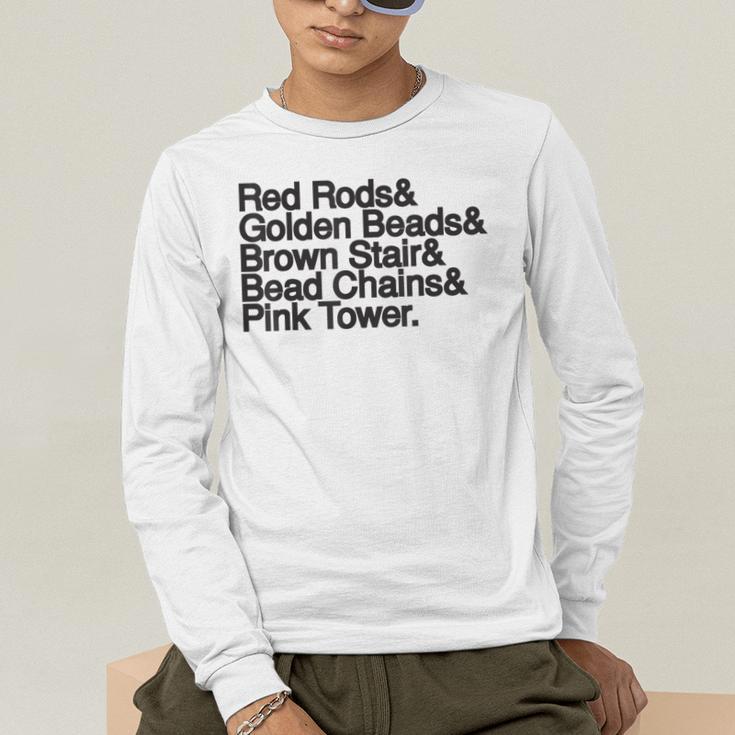 Montessori Helvetica Education Teacher Men's Long Sleeve T-Shirt, funny gift Montessori Helvetica Education Teacher Men's Long Sleeve T-Shirt, funny gift
