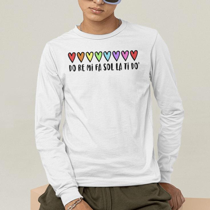 Music Teacher Hearts Music Teaching Men's Long Sleeve T-Shirt, funny gift Music Teacher Hearts Music Teaching Men's Long Sleeve T-Shirt, funny gift