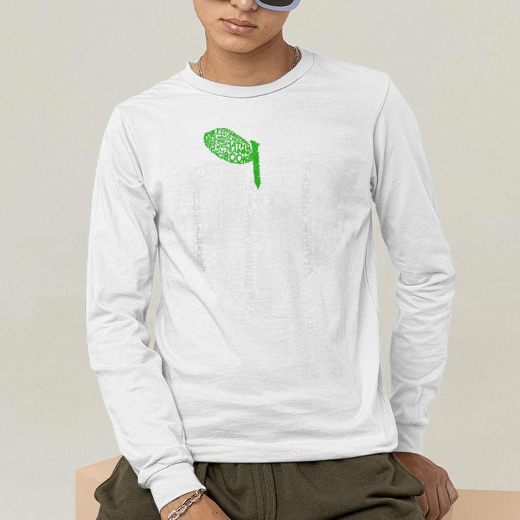 NC Red For Ed North Carolina Proud Teacher Apple T-Shirt Men's Long Sleeve T-Shirt, funny gift