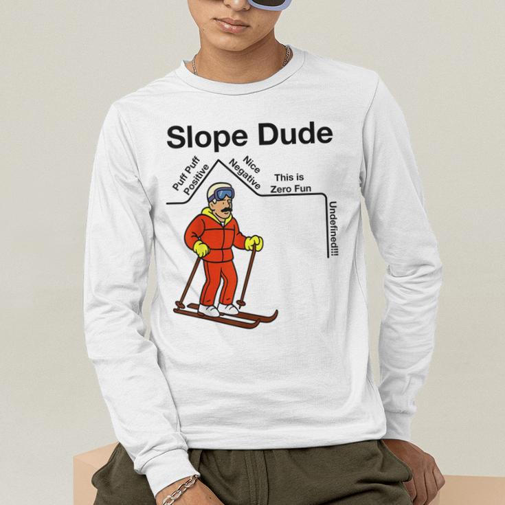 Nerdy Slope Dude Geometry Algebra Math Teacher Men's Long Sleeve T-Shirt, funny gift Nerdy Slope Dude Geometry Algebra Math Teacher Men's Long Sleeve T-Shirt, funny gift