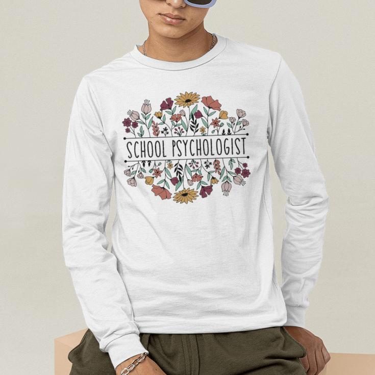 School Psychologist Psychology Teacher Appreciation Men's Long Sleeve T-Shirt, funny gift School Psychologist Psychology Teacher Appreciation Men's Long Sleeve T-Shirt, funny gift