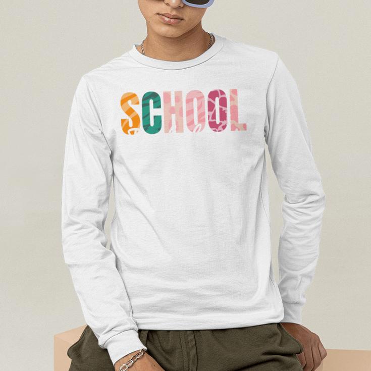 School Psychologist Rainbow Psychology Teacher Men's Long Sleeve T-Shirt, funny gift School Psychologist Rainbow Psychology Teacher Men's Long Sleeve T-Shirt, funny gift
