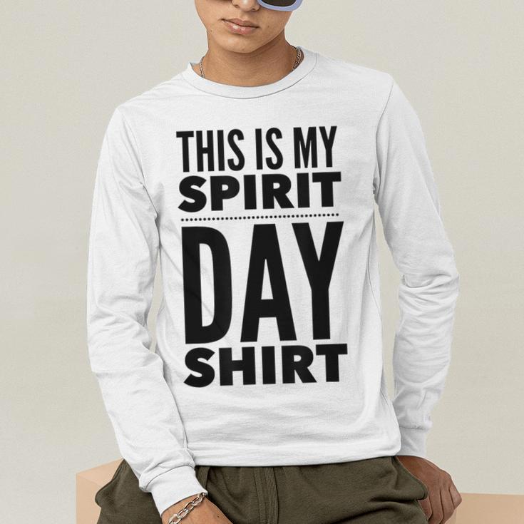 School Teacher Spirit Day Costume For Men Women Men's Long Sleeve T-Shirt, funny gift