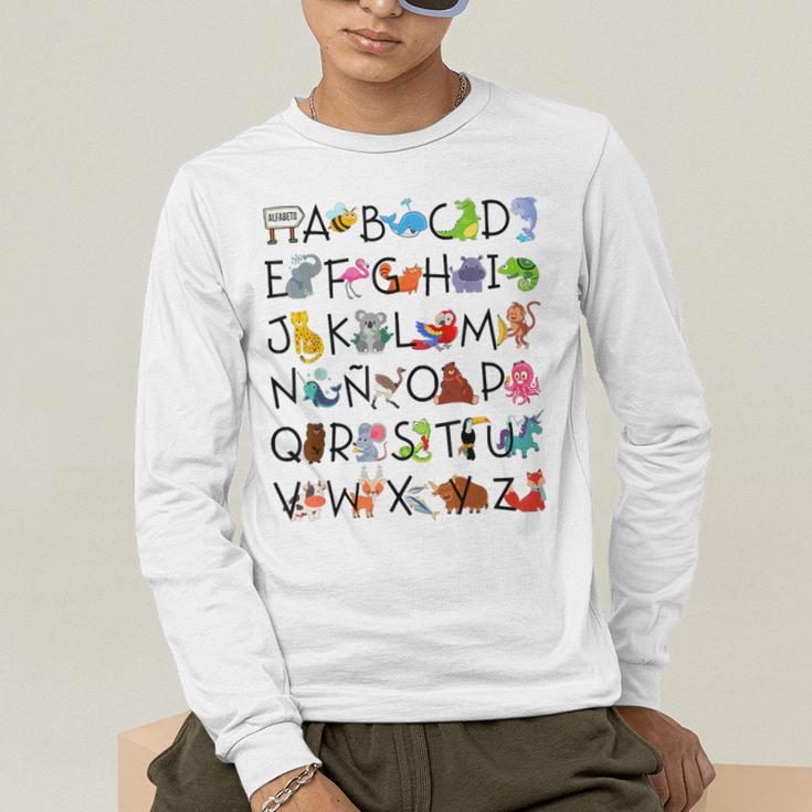SPANISH ALPHABET MAESTRA SPANISH TEACHER Men's Long Sleeve T-Shirt, funny gift SPANISH ALPHABET MAESTRA SPANISH TEACHER Men's Long Sleeve T-Shirt, funny gift