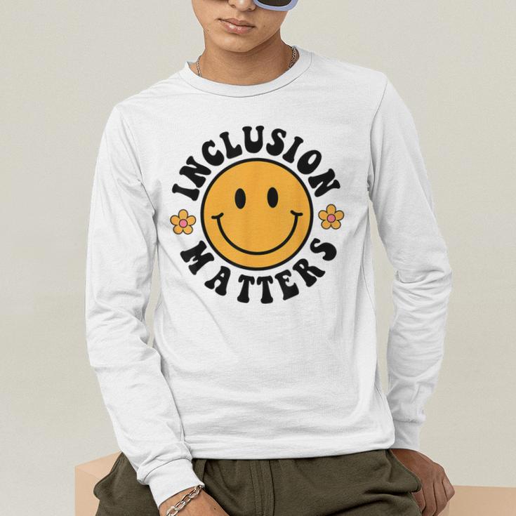 Special Education Teacher Autism Awareness Inclusion Matters Men's Long Sleeve T-Shirt, funny gift Special Education Teacher Autism Awareness Inclusion Matters Men's Long Sleeve T-Shirt, funny gift
