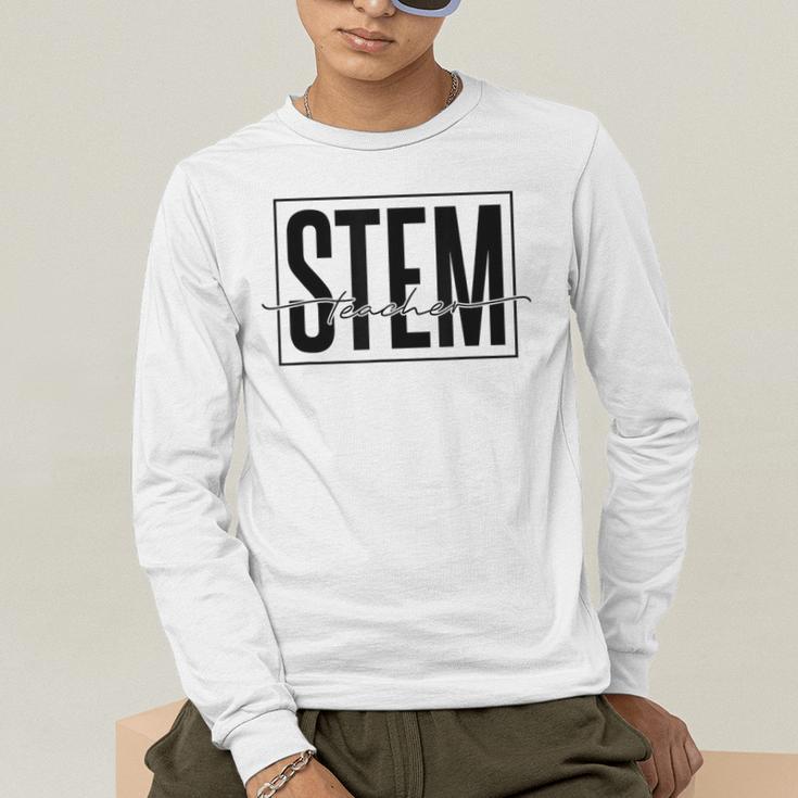 Stem Teacher Science Technology Engineering Math Teachers Men's Long Sleeve T-Shirt, funny gift Stem Teacher Science Technology Engineering Math Teachers Men's Long Sleeve T-Shirt, funny gift