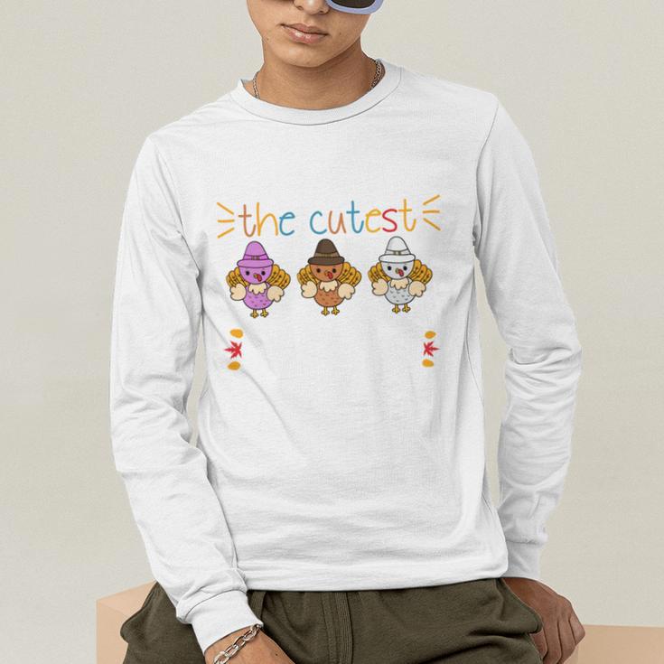 I Teach The Cutest Turkeys School Teachers Thanksgiving Men's Long Sleeve T-Shirt, funny gift I Teach The Cutest Turkeys School Teachers Thanksgiving Men's Long Sleeve T-Shirt, funny gift