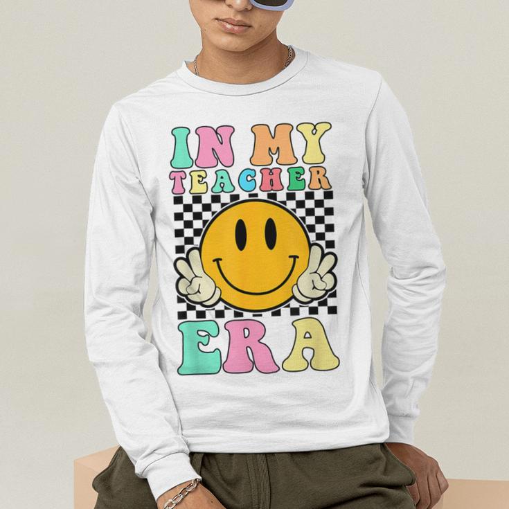 In My Teacher Era Retro Back To School Teacher Student Men's Long Sleeve T-Shirt, funny gift In My Teacher Era Retro Back To School Teacher Student Men's Long Sleeve T-Shirt, funny gift