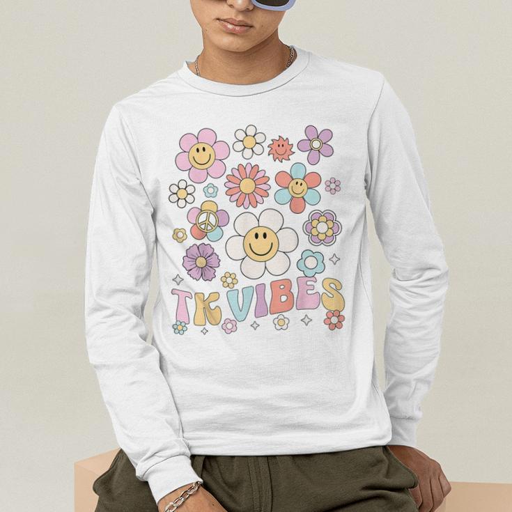 TK Vibes Back To School TK Girl Kid TK Team TK Teacher Women Men's Long Sleeve T-Shirt, funny gift TK Vibes Back To School TK Girl Kid TK Team TK Teacher Women Men's Long Sleeve T-Shirt, funny gift