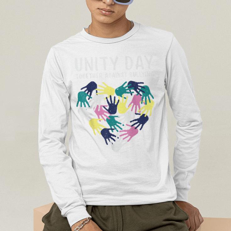 Together Against Bullying Unity Day Teachers Kids Toddler Men's Long Sleeve T-Shirt, funny gift Together Against Bullying Unity Day Teachers Kids Toddler Men's Long Sleeve T-Shirt, funny gift