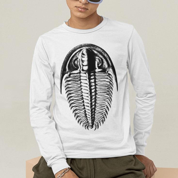 Trilobite Fossil Geology Teacher Student Geologist Men's Long Sleeve T-Shirt, funny gift Trilobite Fossil Geology Teacher Student Geologist Men's Long Sleeve T-Shirt, funny gift
