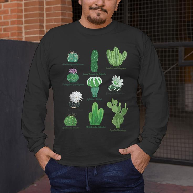 10 Types Of Cactus Succulent Teacher Chart Cactus Lover Tee Men's Long Sleeve T-Shirt, funny design 10 Types Of Cactus Succulent Teacher Chart Cactus Lover Tee Men's Long Sleeve T-Shirt, funny design