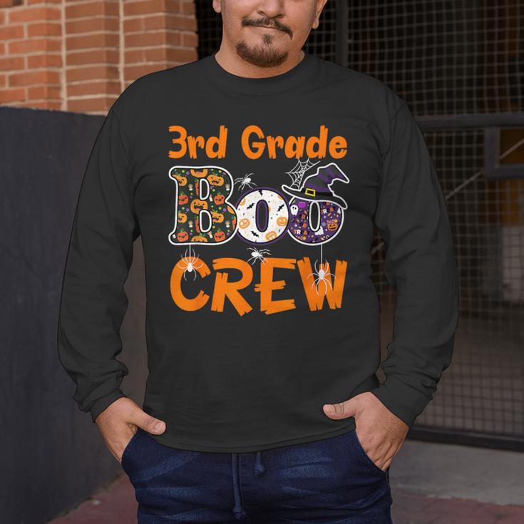 3rd Grade Boo Crew Halloween Teachers Students Costume Men's Long Sleeve T-Shirt, funny design 3rd Grade Boo Crew Halloween Teachers Students Costume Men's Long Sleeve T-Shirt, funny design