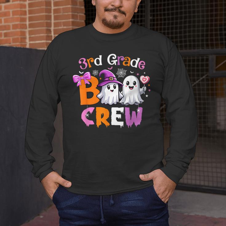 3rd Grade Boo Crew Third Grade Halloween Costume Teacher Kid Men's Long Sleeve T-Shirt, funny design 3rd Grade Boo Crew Third Grade Halloween Costume Teacher Kid Men's Long Sleeve T-Shirt, funny design