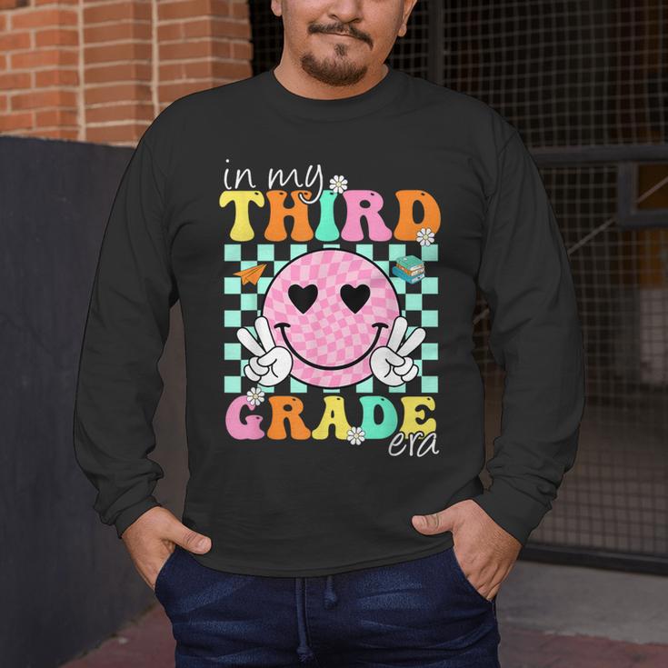 In My 3rd Grade Era Back To School Smile Face Teacher Kid Men's Long Sleeve T-Shirt, funny design In My 3rd Grade Era Back To School Smile Face Teacher Kid Men's Long Sleeve T-Shirt, funny design
